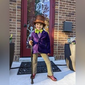 Willy Wonka 3T costume Charlie and the Chocolate Factory Gene Wilder